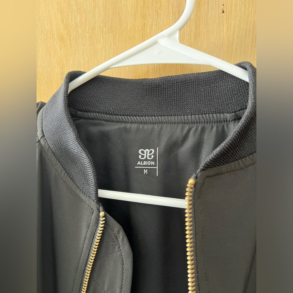 Albion Fit Black Bomber Jacket - Picture 4 of 4